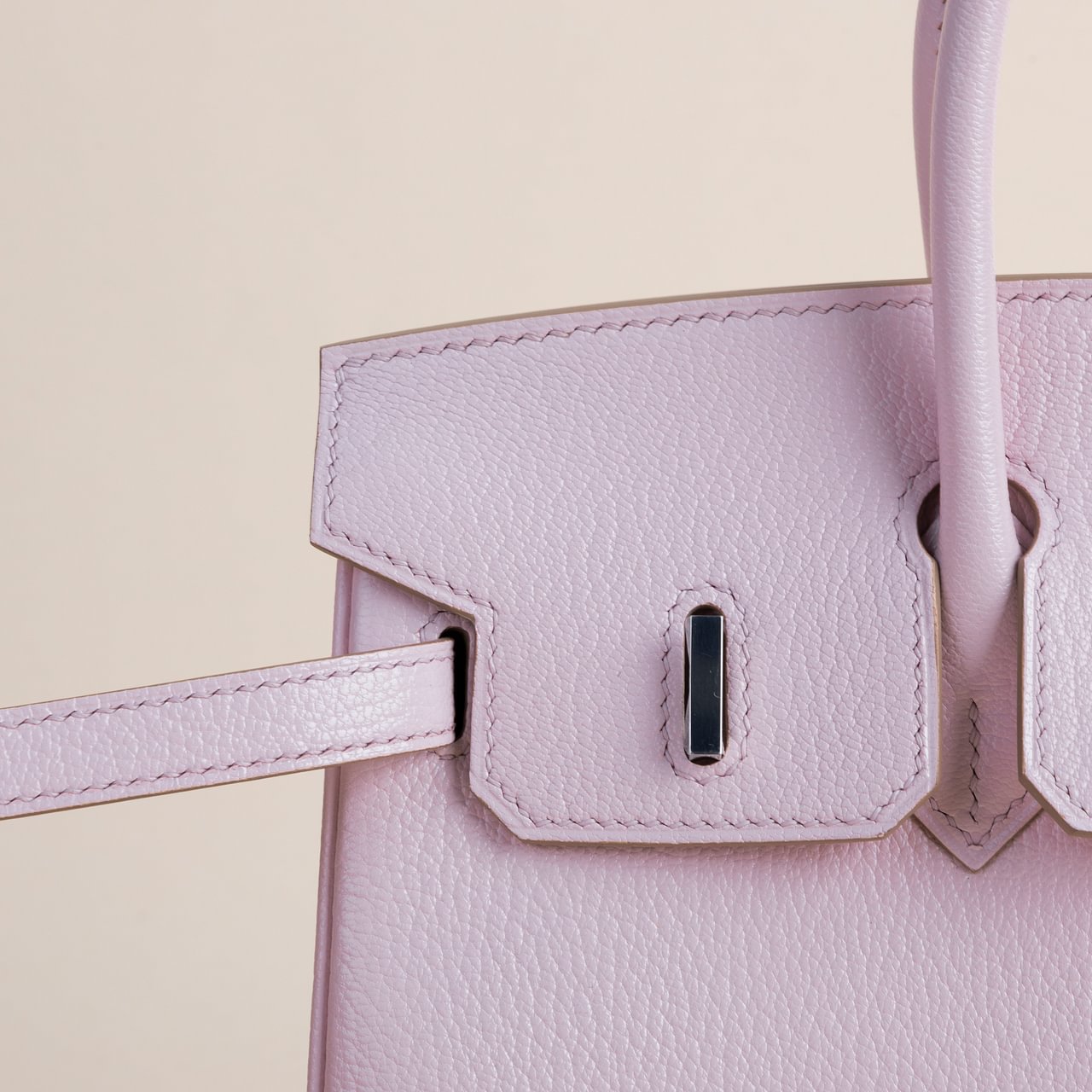 Birkin 25cm Chevre M7 Rose darling PHW8