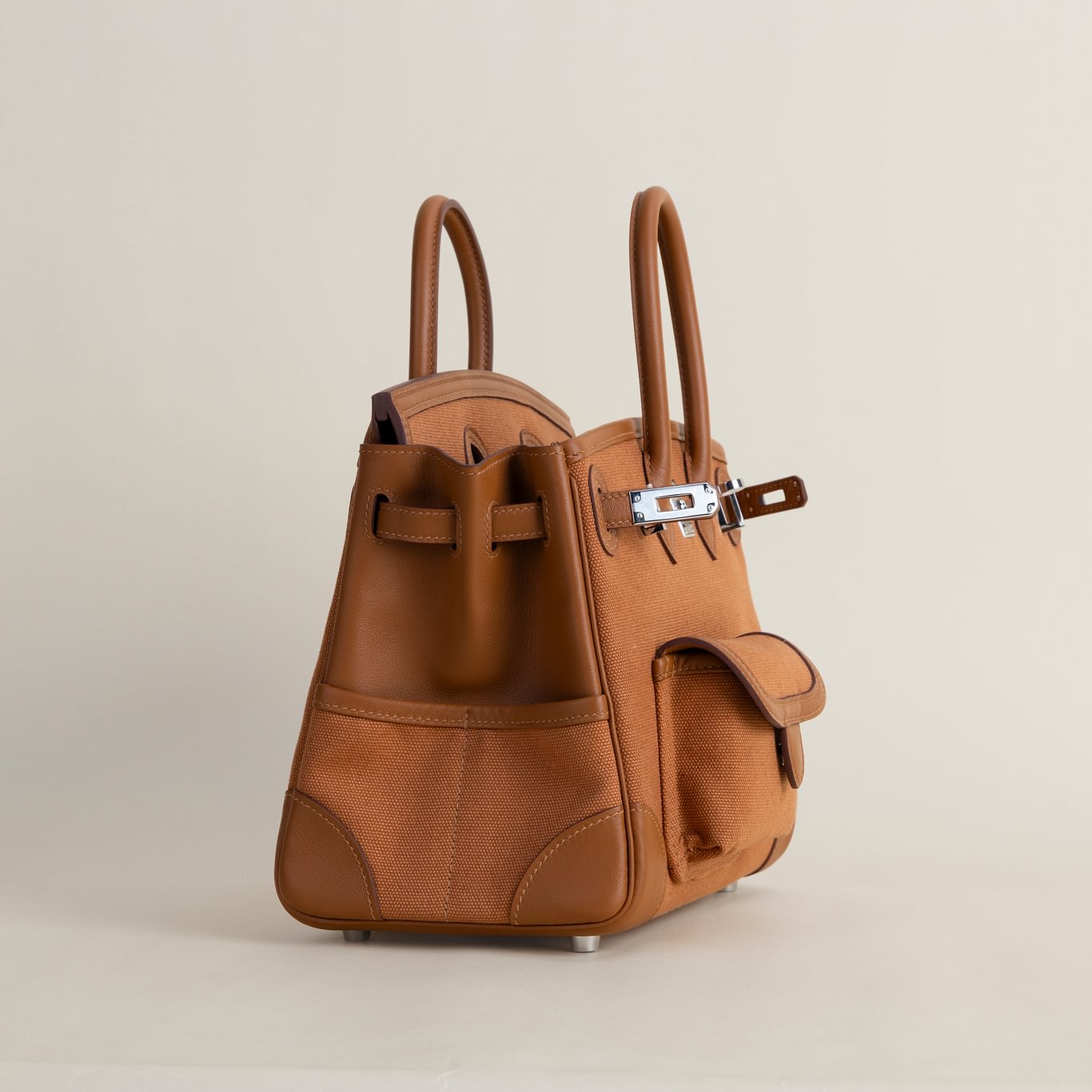 Birkin25 Cargo Swifttoile CK37 Gold PHW6