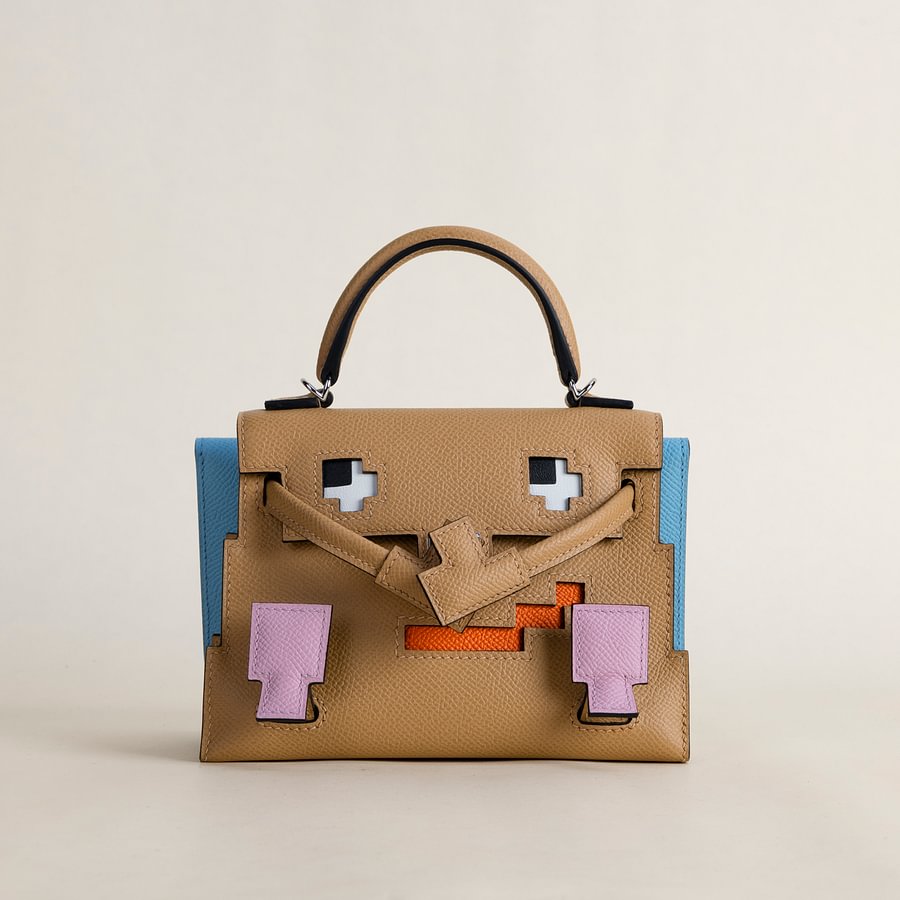 Kelly Doll Epsom 0M Chai/X9 Mauve sylvestre/7N Celeste PHW