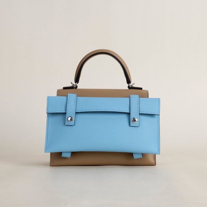 Kelly Doll Epsom 0M Chai/X9 Mauve sylvestre/7N Celeste PHW