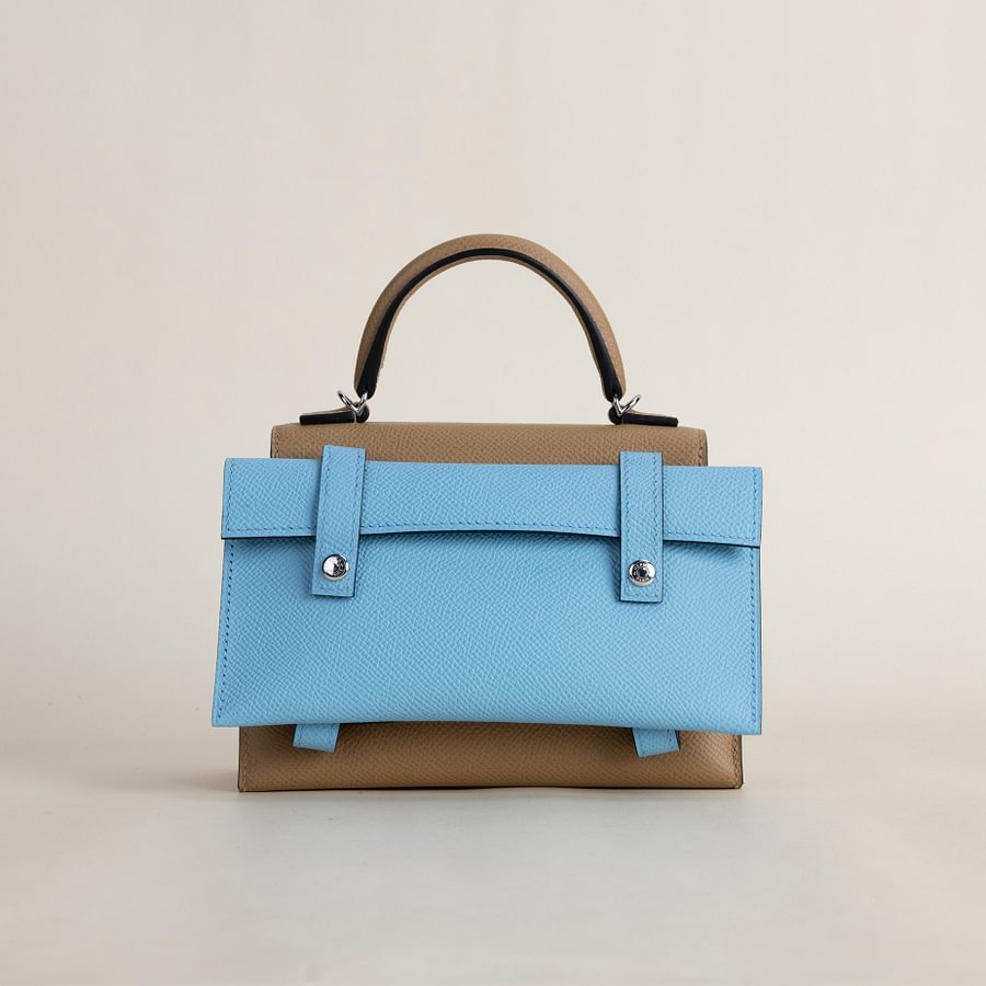 Kelly Doll Epsom 0M Chai/X9 Mauve sylvestre/7N Celeste PHW