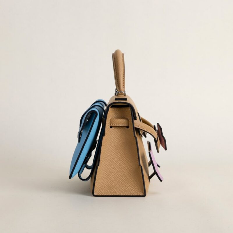 Kelly Doll Epsom 0M Chai/X9 Mauve sylvestre/7N Celeste PHW