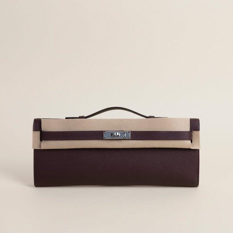 Kelly cut Epsom 0G Rouge sellier GHW PHW1