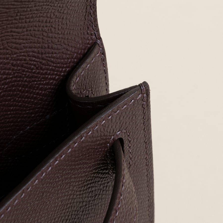 Kelly cut Epsom 0G Rouge sellier GHW PHW11