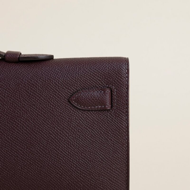 Kelly cut Epsom 0G Rouge sellier GHW PHW13