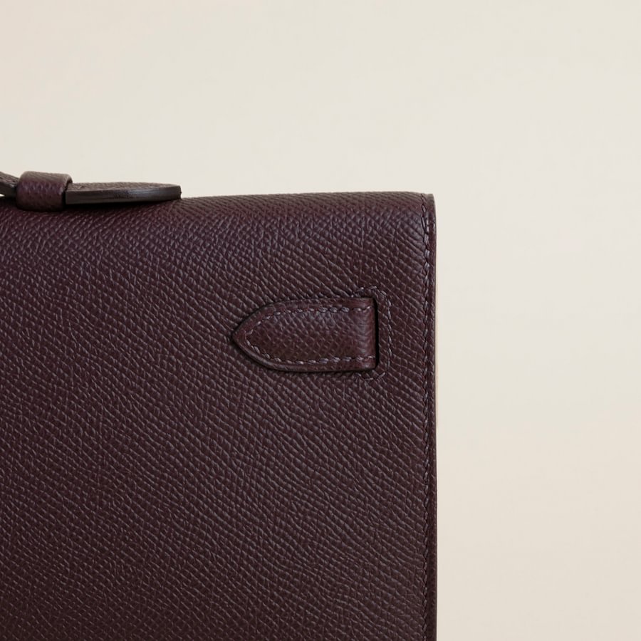 Kelly cut Epsom 0G Rouge sellier GHW PHW13