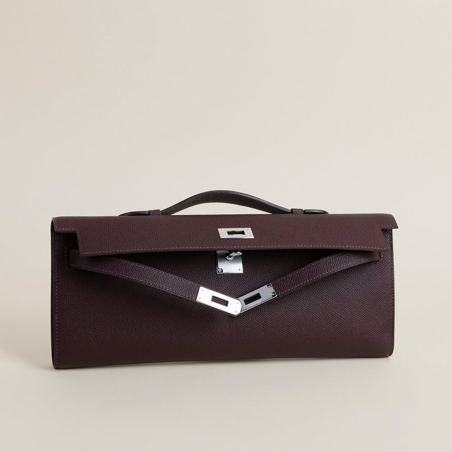 Kelly cut Epsom 0G Rouge sellier GHW PHW3