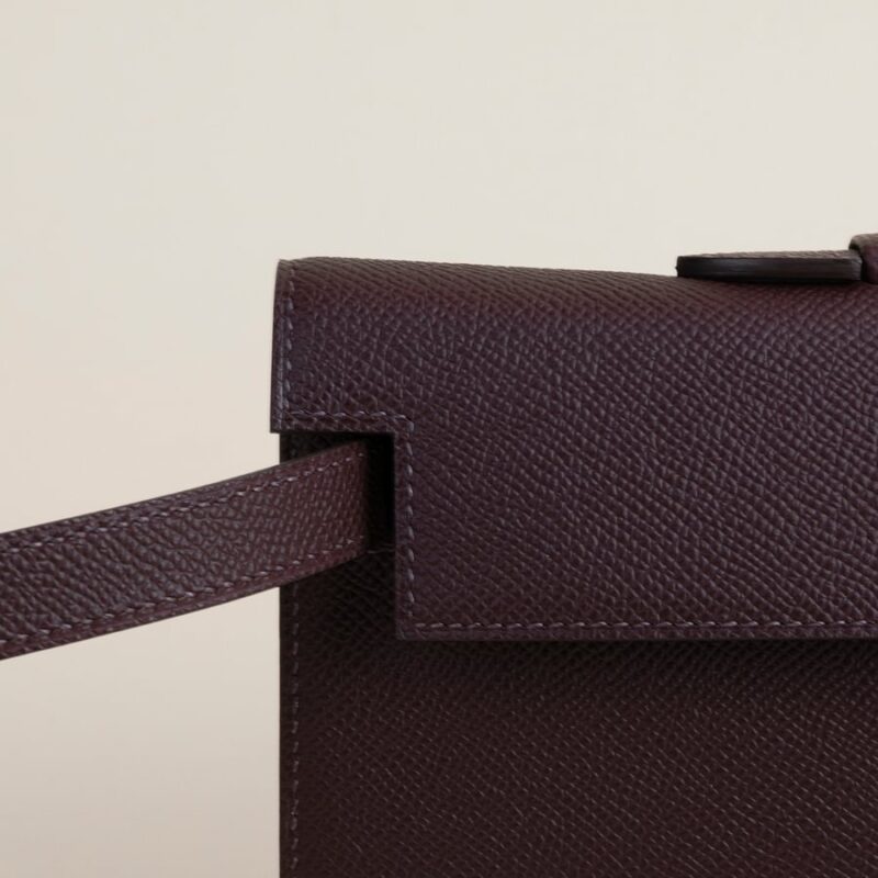 Kelly cut Epsom 0G Rouge sellier GHW PHW6