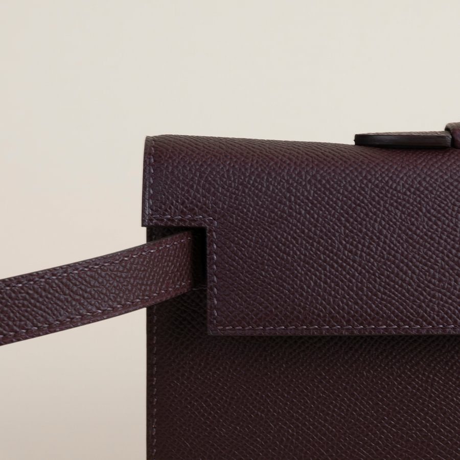 Kelly cut Epsom 0G Rouge sellier GHW PHW6