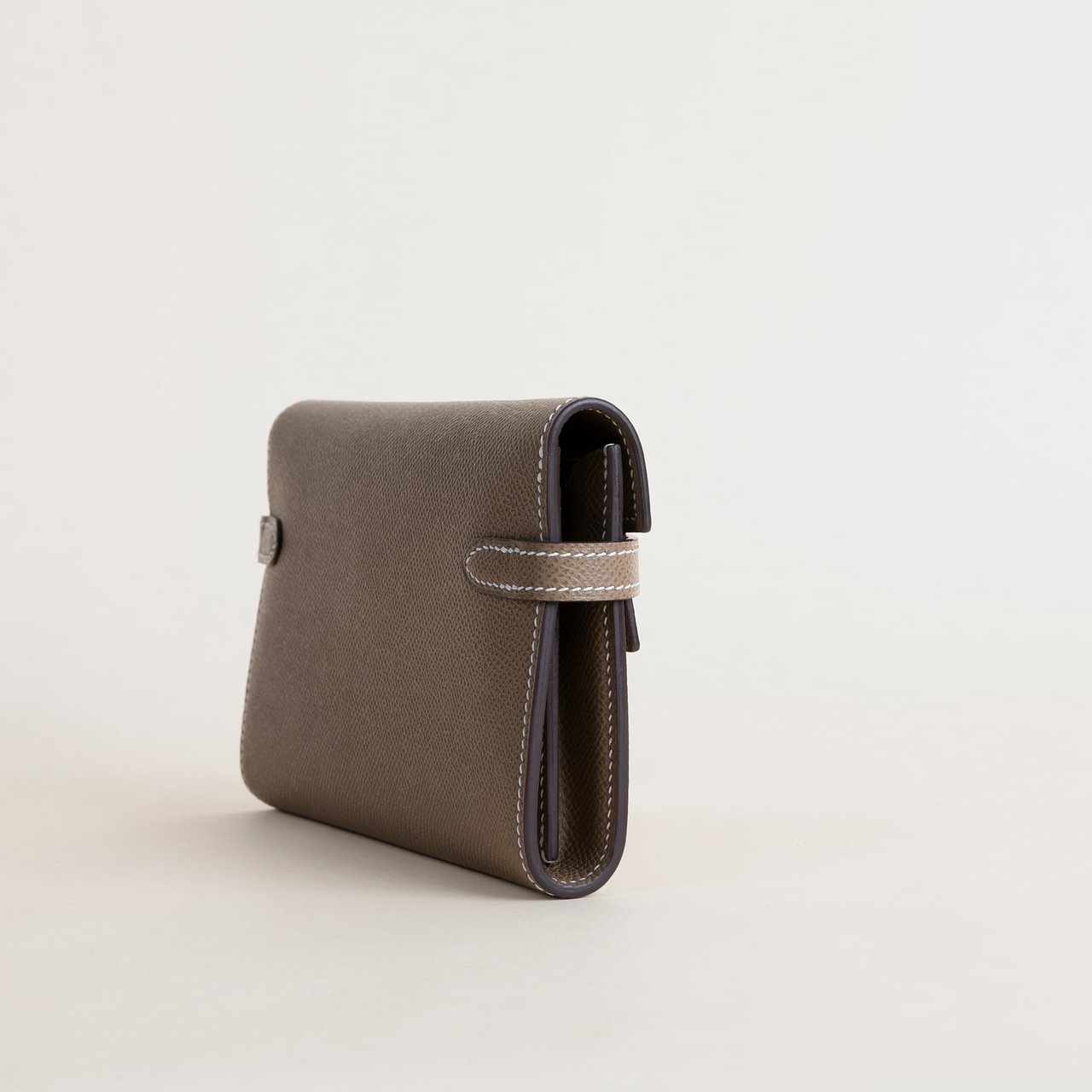 Kelly wallet Epsom CK18 Etoupe PHW