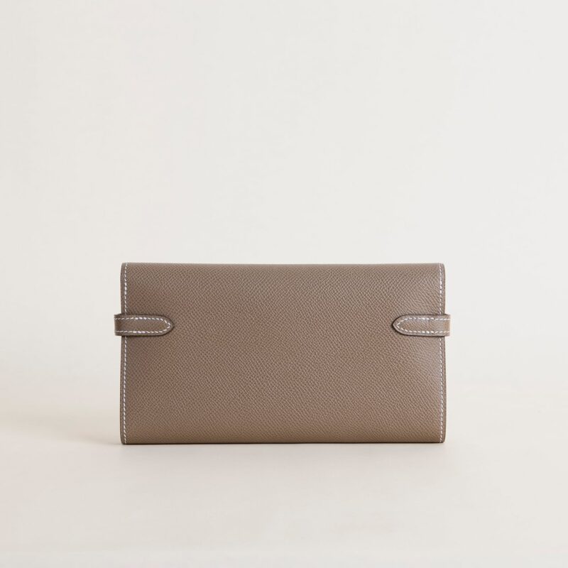 Kelly wallet Epsom CK18 Etoupe PHW
