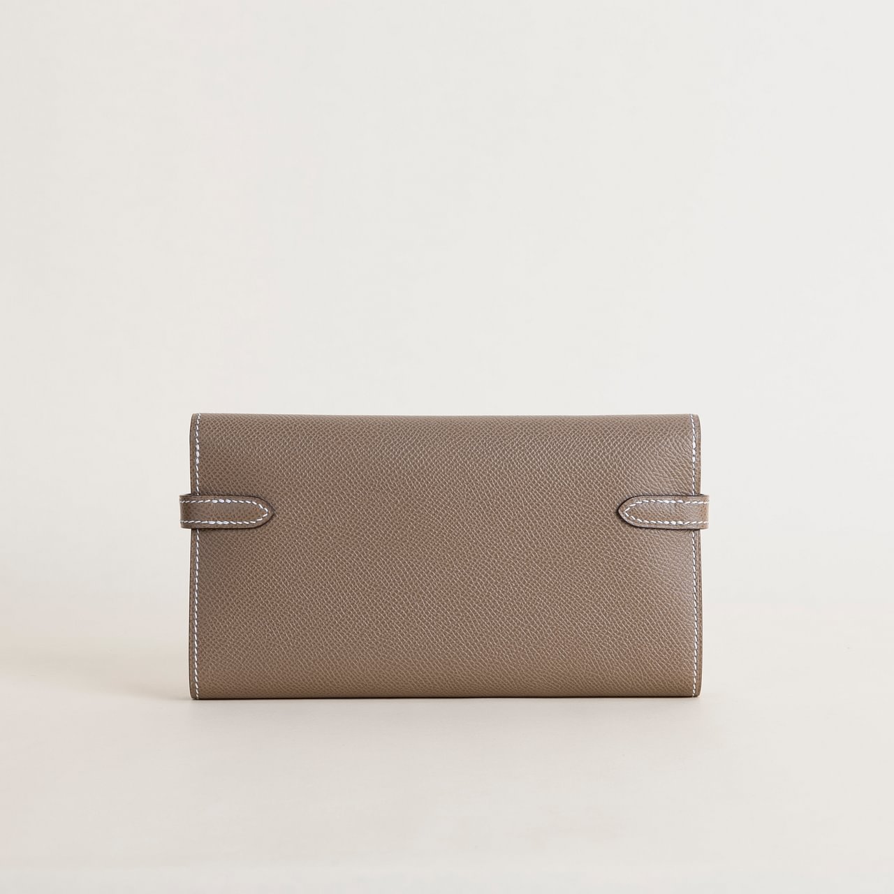 Kelly wallet Epsom CK18 Etoupe PHW