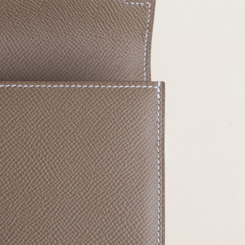 Kelly wallet Epsom CK18 Etoupe PHW