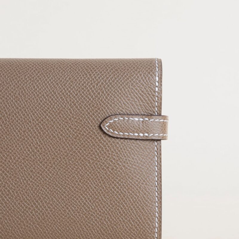 Kelly wallet Epsom CK18 Etoupe PHW