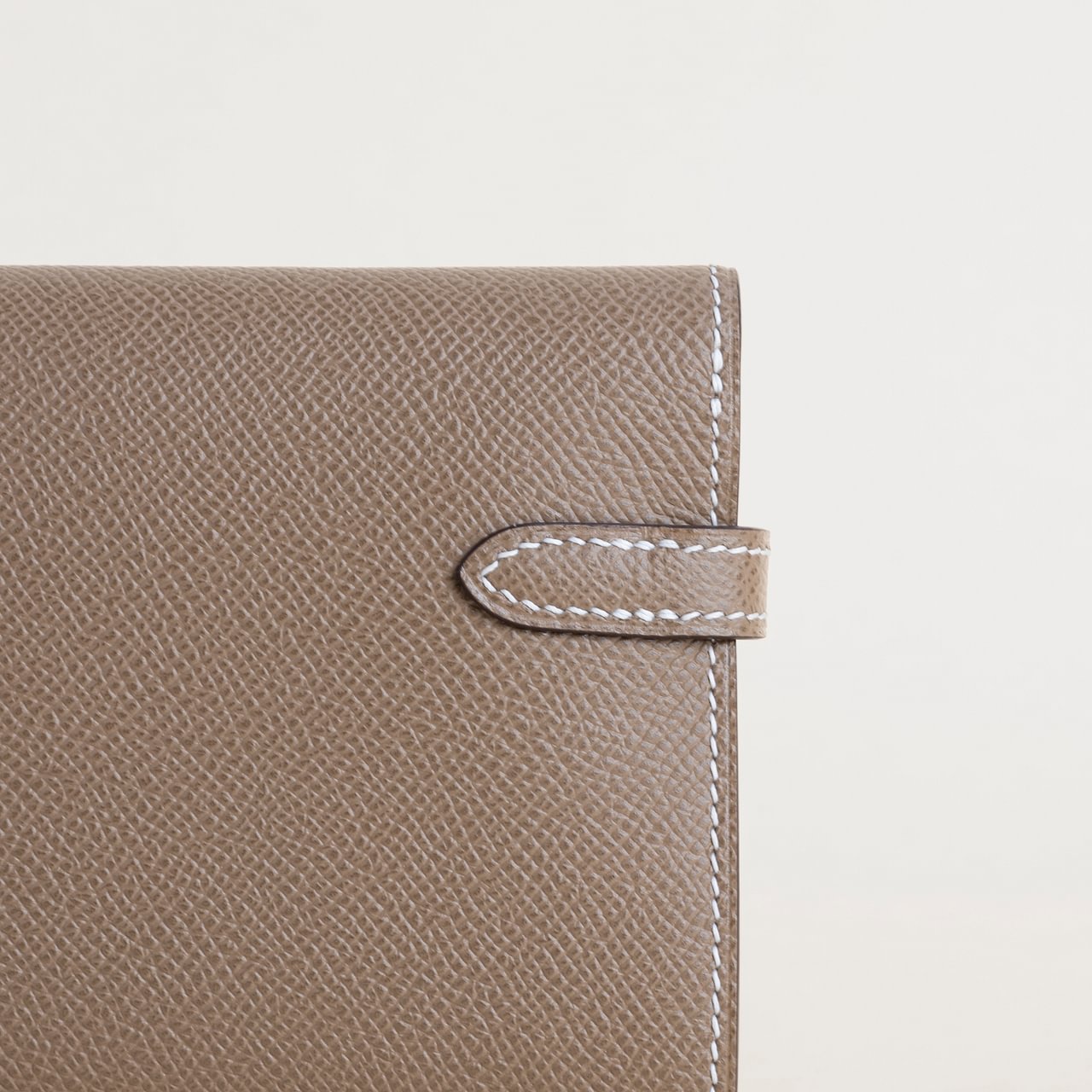 Kelly wallet Epsom CK18 Etoupe PHW