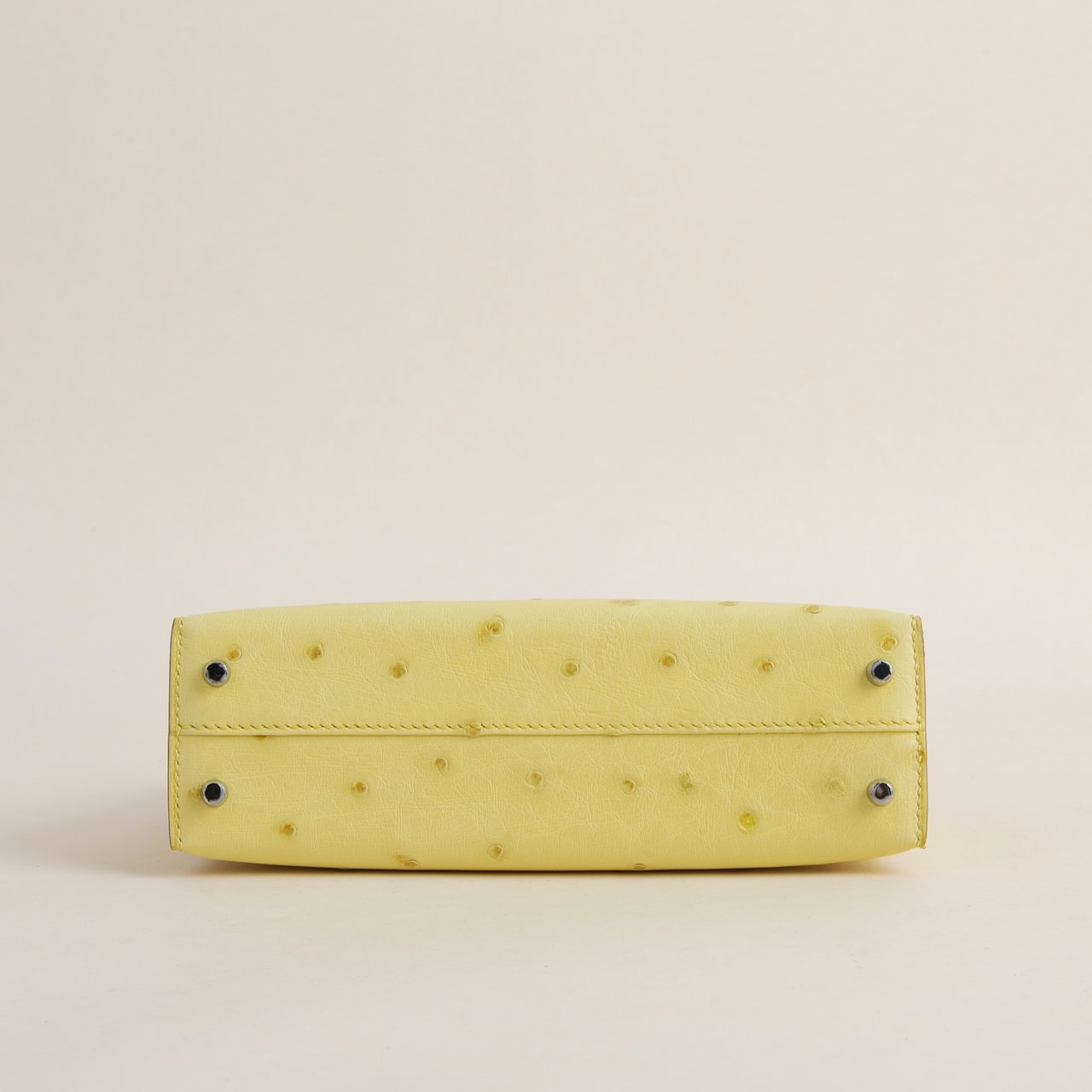 Mini Kelly II Ostrich 9R Lime PHW